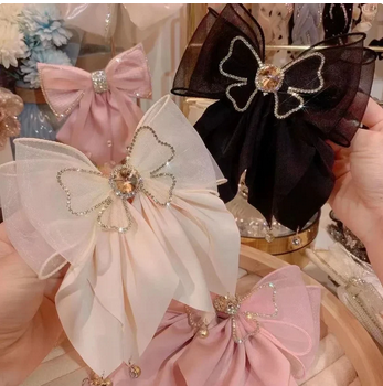 Fancy Hair Bow Pin